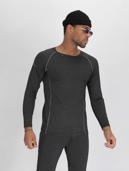 Комплект мужского термобелья без начеса темно-серого цвета 2213TC - FUYOUKAI фото 9