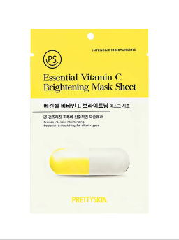 Essential Vitamin C Brightening Mask Sheet - Осветляющая тканевая маска с незаменимым витамином С, 25 мл