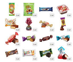 Посылка Озорники 1000 г. фанера - Сладкий мир фото 2