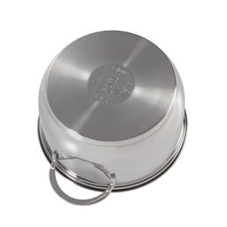 2319 GIPFEL Кастрюля SOFIA 24х13см/5 л, со стеклянной крышкой, с индукционным капсульным дном. Материал: нерж. сталь 18/10. Толщина: 0,5мм  фото 4