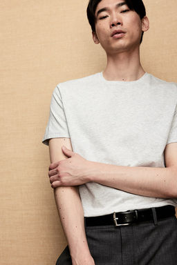 Camiseta en algodon pima Slim Fit