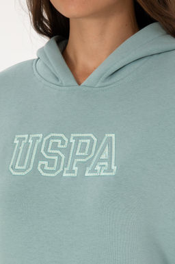 Kad_n Mint _ardonlu Kap__onlu Basic Sweatshirt - U.s. polo assn фото 7