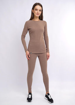 CLE LPK017к Набор жен.ТЕРМО коричневый/молочный - Clever wear фото 2