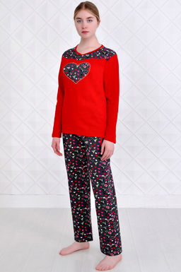 Арт. 4483 Пижама с брюками 54-58 (3 шт) Цвет:ассорти - Калинка фото 2
