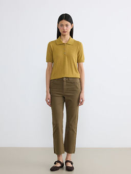 Crop Flare Kad?n Jean Pantolon