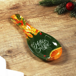 Подставка под ложку новогодняя С Новым годом. Апельсины, 21.4?7.5 см - Дорого внимание фото 2