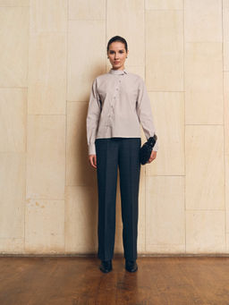 Рубашка свободного кроя 512.030091/Св.серый - Seven senses фото 2