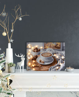 ФРЕЯ PNB/PMDD-187 Набор для раскрашивания по номерам ( со светодиодами ) 40 х 30 см Ароматный кофе