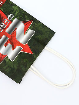 Цена за 3 шт. Пакет подарочный крафт С 23 Февраля! 12?6?16 См