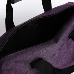 Сумка спортивная на молнии, длинный ремень, цвет фиолетовый - Simaland фото 4