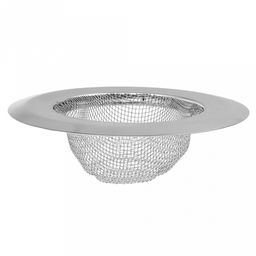 Пробка-сетка для раковины из нержавеющей стали "Сетка №2" д9,6см, h3см, на картоне (внутренний д5,2см) (Китай)