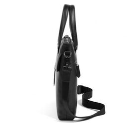 Сумка мужска, кожа, MIRONPAN 860423 Черный