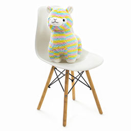 Мягкая игрушка «Лама», 45 см, в полоску