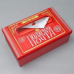 Коробки подарочные новогодние набор 15 в 1 «Новогодняя почта», 12×7×4 см - 46.5×30×17.5 см