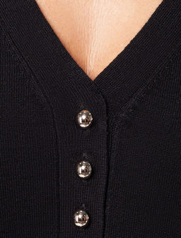 Кардиган тонкой вязки из вискозы - Vilatte фото 3