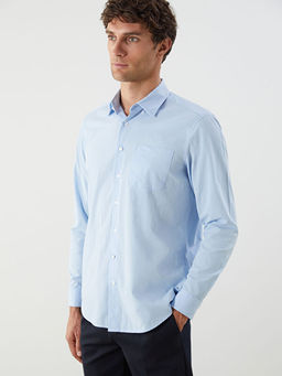 Regular Fit Uzun Kollu Poplin Erkek G?mlek