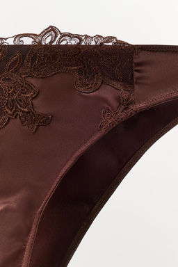 SATIN LACE BRIEFS - Zara фото 16