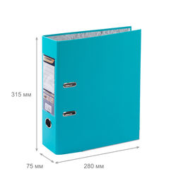 Expert Complete Регистратор PVC, мет.уг. 75 мм 10 шт. Premier A4 арочный механ. лён изумрудный EC10222105