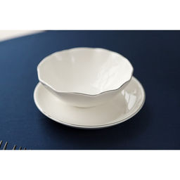 Салатник фигурный Magistro La Perle, 300 мл, d=13 см, фарфор, белый фото 7