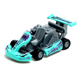 Машина металлическая Картинг, инерция, цвет МИКС