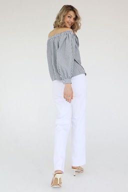 Блузка со спущенными плечами - Looklikecat фото 4