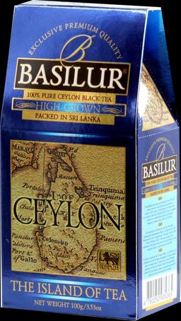 BASILUR. Чайный остров. High Grown 100 гр. карт.пачка