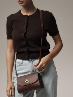 Сумка на плечо Deboro 31033 нельсон/рыжий