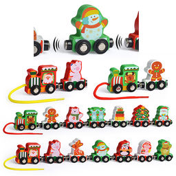 Шнуровка "Новогодний паровозик"в пакете