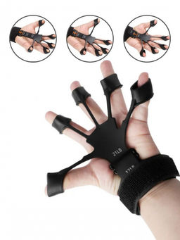 Тренажер для пальцев, экспандер кистевой регулируемый (3229) Серый