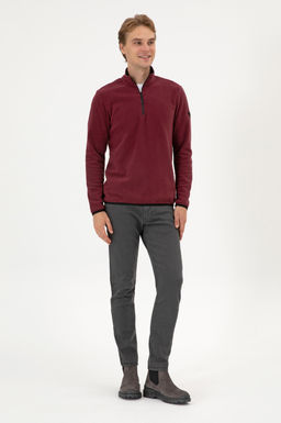 Erkek Bordo Basic Sweatshirt Sepette S_rpriz _ndirim - U.s. polo assn фото 4