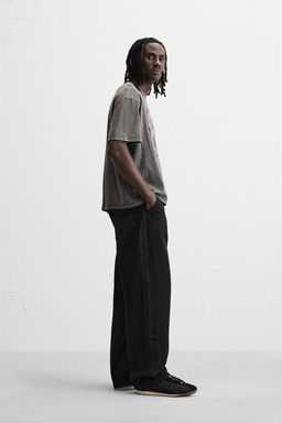 WASHED PATCH T-SHIRT - Zara фото 4