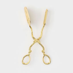 Щипцы для подачи «Рахат золото», h=22 см, металл, золотистые