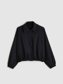 ?izgili Oversize Kad?n G?mlek Ceket