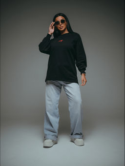 Символ свитшот женский (черный)