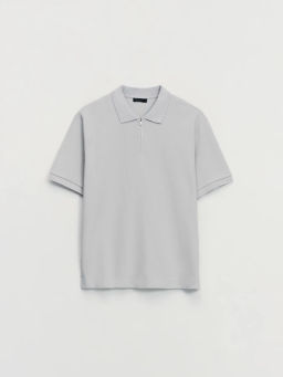 Футболка поло на молнии / Zarina