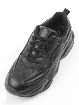 03-24F-31 BLACK Кроссовки женские (натуральная кожа) - Фабричный китай фото 4
