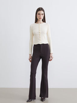 Y?ksek Bel ?spanyol Pa?a Kad?n Pantolon