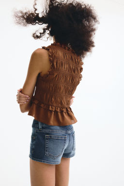 Top fruncido con lazadas - H&m фото 8