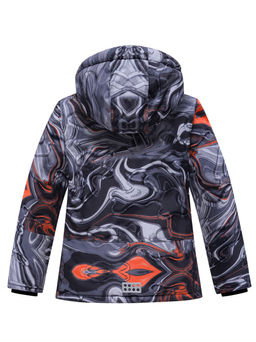 Горнолыжный костюм Valianly подростковый для мальчика темно-серого цвета 9229TC  фото 3