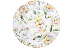 Набор тарелок десертных 2 пр. 20,5*20,5*1,5 см "Корнелия" фарфор NEW BONE CHINA