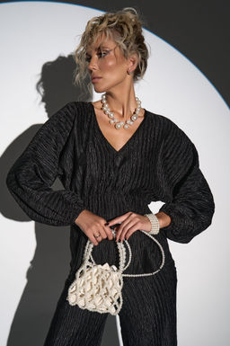 Блузон Маклен (чёрный) - Эльза фото 3