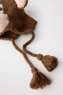 100% WOOL MONKEY HAT LIMITED EDITION - Zara фото 8