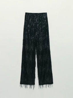 Прямые брюки с пайетками / Zarina