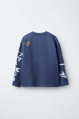 GRAFFITI LABEL DETAIL T-SHIRT - Zara фото 2