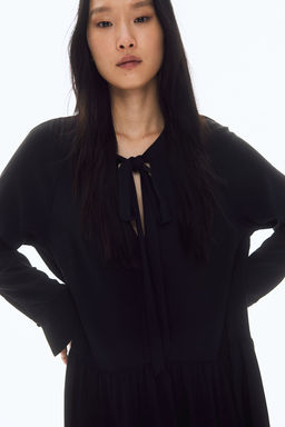 Vestido con lazada - H&m фото 3