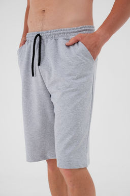 Шорты мужские из футера Шерлок серый меланж макси - Амадэль фото 6