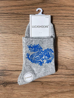 BK712 Носки, 1 пара СЕРЫЙ