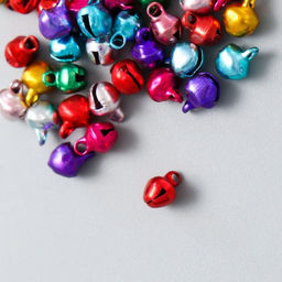 Набор декора для творчества Колокольчики цветные d=0,6 см набор 50шт - Арт узор фото 2