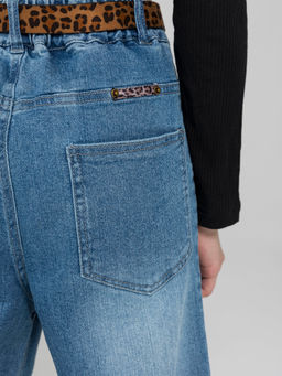 Джинсы-трубы для девочек - СИНЯЯ МОДА фото 7