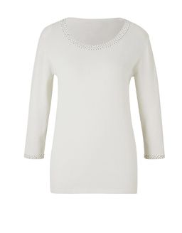 Пуловер, экрю - Linea tesini фото 2